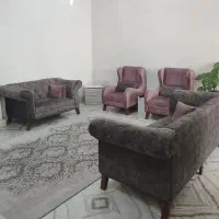 مبل چستر ۷ نفره ۱+۱+۲+۳|مبلمان خانگی و میز عسلی|آستانه اشرفیه, |دیوار