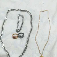 زنجیر و دسبند و انگشتر مردانه