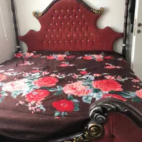 سرویس تخت خواب ۲ نفره چوب و تشک خوشخواب برن آلمان|تخت و سرویس خواب|تهران, کوی بیمه|دیوار