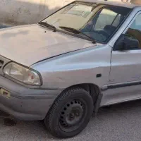 پراید نقره ای مدل ۸۵ در حد نو