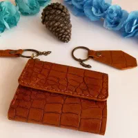 کیف جیبی چرم طبیعی درجه یک طرح کوروکو دستدوز