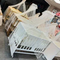 گهواره سنتی سیسمونی نوزاد تخت کنار مادر ننو مدل n