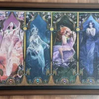 تابلو پازل ۲۰۰۰ تکه چهار گوهر با قاب