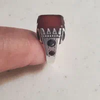 انگشتر نقره  قدیمی دست ساز نگین دار