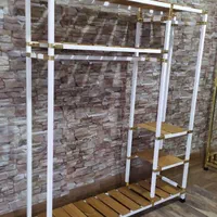 رگال لباس و آویز لباس مدل K216 رنگ کوره ای|جاکفشی، کمد، دراور|اسلام‌شهر, شهرک واوان|دیوار