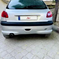 206 مدل84 دو رنگ|خودرو سواری و وانت|خرم‌آباد, |دیوار