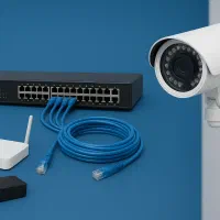 نصب و کانفیگ شبکه و دوربین