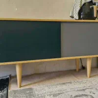 میز کنسول دکوراتیو - زیر تلوزیونی چوب راش