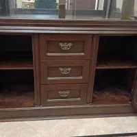 بوفه یا ویترین تمام چوب ، طرح گل لاله|بوفه، ویترین، کنسول|تهران, صادقیه|دیوار