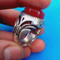 انگشتر عقیق کهنه تبریزی