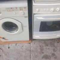 لباسشوی ۵ کیلوی حایر واتاق گازه پنچ شعله کارگرده