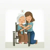 نیازمند پرستار خانم سالمند