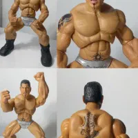 دو عدد فیگور بزرگ اورجینال کشتی کج ۳۵ سانت|اسباب‌‌بازی|رشت, نامجو|دیوار