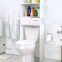 استندایستاده بالای توالت فرنگی حمام توالت شلف ضدآب