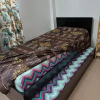 تخت خواب دوطبقه کشویی برای اتاق نوجوان