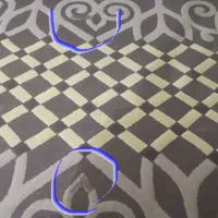 دو عدد گلیم فرش ۹ متری و راهرویی ۱ در ۴ متر