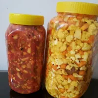 سفارش انواع ترشی خانگی لیته ومخلوط و خیار شور