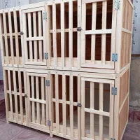 قفس چوبی دست‌ساز شیک وبادوام