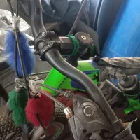 دوچرخه 26 آلمینیوم سبز فسفری لاستیک نو