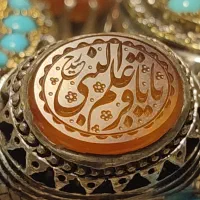 انگشتر. خط حیدر.  فیروزه. شجر