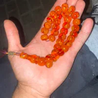 تسبیح کهربا گوشتی