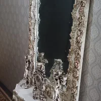 بوفه چوبی و آیینه کنسولی|بوفه، ویترین، کنسول|کرمانشاه, |دیوار