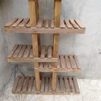 پایه گلدان چوب دست ساز