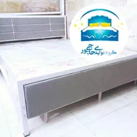 تخت خواب دو نفره حاجی پور(تختخواب۲دونفره)تشک نگین|تخت و سرویس خواب|مشهد, حسین‌آباد|دیوار