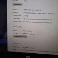 لپ تاب لمسی تبلت شو surface|رایانه همراه|کرمان, |دیوار