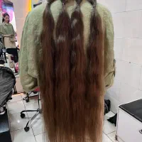 مو طبیعی و موی رنگی ۵۵ سانت به بالا