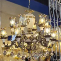 لوسترلاکچری مخصوص خانه‌های باکلاسِ مشهدی تابش فروز|لوستر و چراغ آویز|مشهد, خین عرب|دیوار