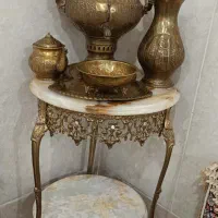 میز برنز وسرویس سماور برنزبرنجی