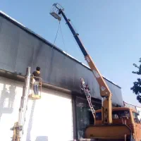 خدمات واجاره جرثقیل خاور همراه با سبد بلابرنفر