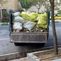 حمل بار نخاله و مصالح ساختمانی با نیسان و بادسان