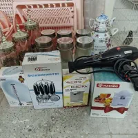 تعدادی لوازم عروس نو|ظروف سرو و پذیرایی|مشهد, شهید احمدی روشن|دیوار