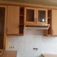 کابینت ام دی اف بدنه فلز  به همراه سینک و هود|آب‌چکان و نظم‌دهنده ظروف|اراک, |دیوار