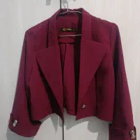 کراپ کت زنانه چری