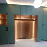 کمد دیواری و تخت نئوکلاسیک بازدید و طراحی رایگان