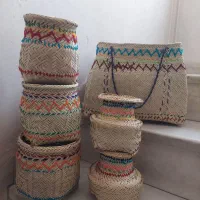 ظروف حصیری کار دست