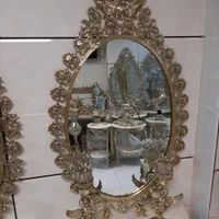 سرویس آینه کنسول شمعدون کیفیت صادراتی برنز سوگلی|بوفه، ویترین، کنسول|زنجان, |دیوار