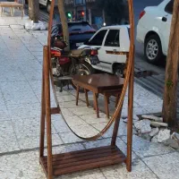 آینه قدی (آینه ایستاده) چوب لباسی|آینه|قم, شاه ابراهیم|دیوار