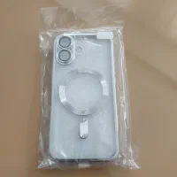 گارد اوریجینال مگ سیف دار شفاف آیفون۱۶با محافظ لنز