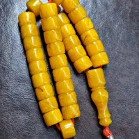 تسبیه کهربا کره عسلی