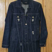 کت جین سرمه ای