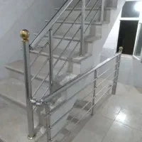 نرده استیل  راه پله