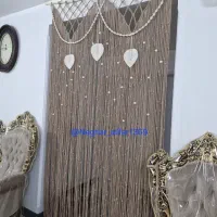 پرده های زیبای مکرومه ای|پرده، رانر، رومیزی|چهاردانگه (تهران), |دیوار