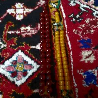 دوعدد تسبیح اصل سندلوس کهربایی|جواهرات|تبریز, |دیوار