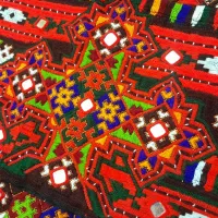 زیح تمام دست دوز|لباس|کهنوج, |دیوار