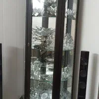 ویترین چوبی نیم گرد کاملا نو تخفیف هم داره|بوفه، ویترین، کنسول|تهران, وصفنارد|دیوار