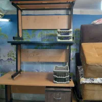 میز کنفرانس ام دی اف ،کتابخانه ،صندلی در حد نو|دفتر کار|قم, شهرک امام حسن|دیوار